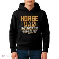 Horse Dad Horsing Fix Whatever Is Broken Drive The Horse Box Kids Hoodie thumb 4