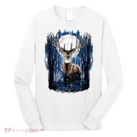 Hunters Deer Hunting Big Whitetail Buck Long Sleeve Shirt thumb 0