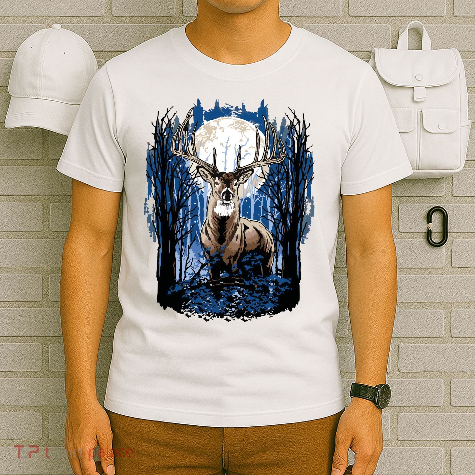 Hunters Deer Hunting Big Whitetail Buck T-Shirt