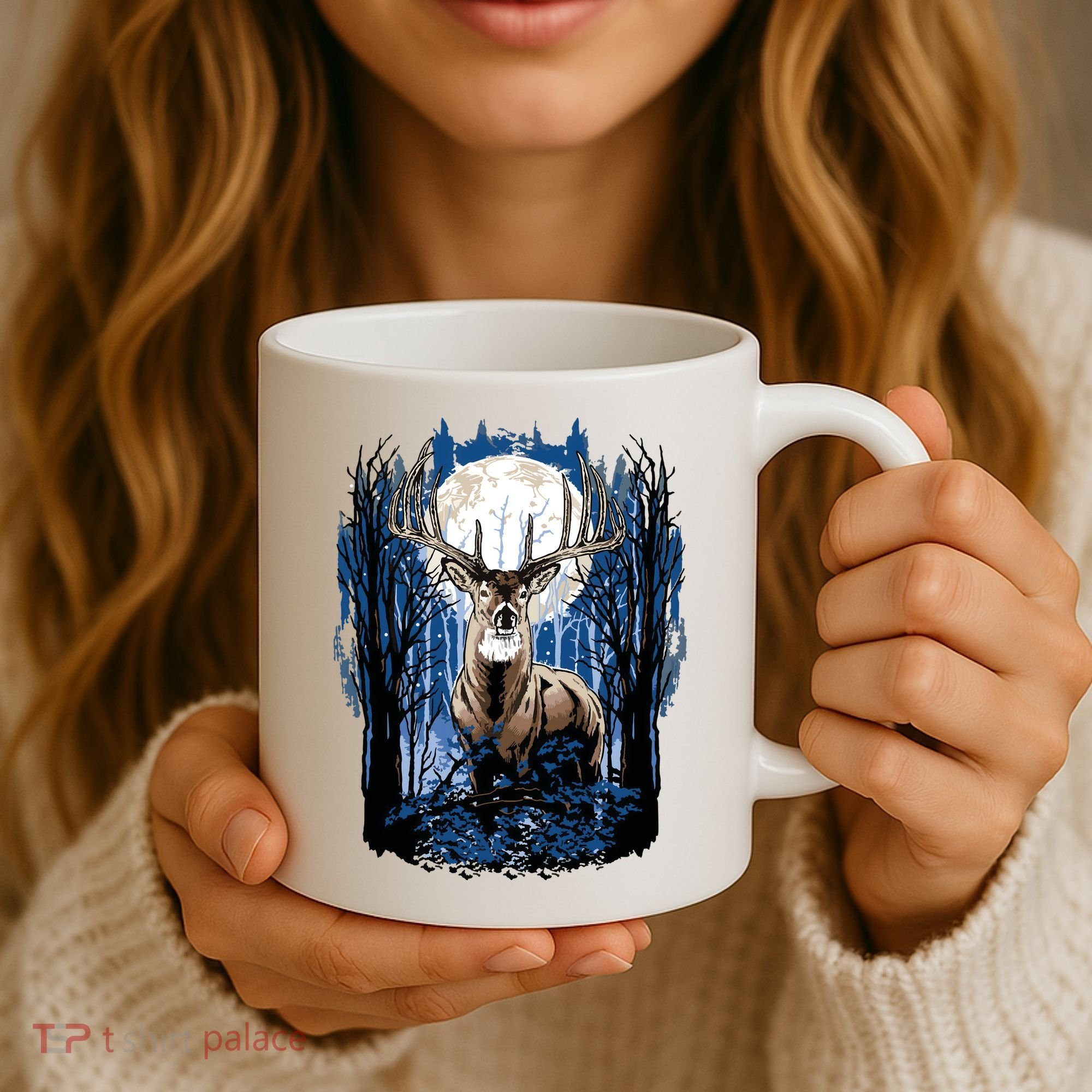 Hunters Deer Hunting Big Whitetail Buck Coffee Mug