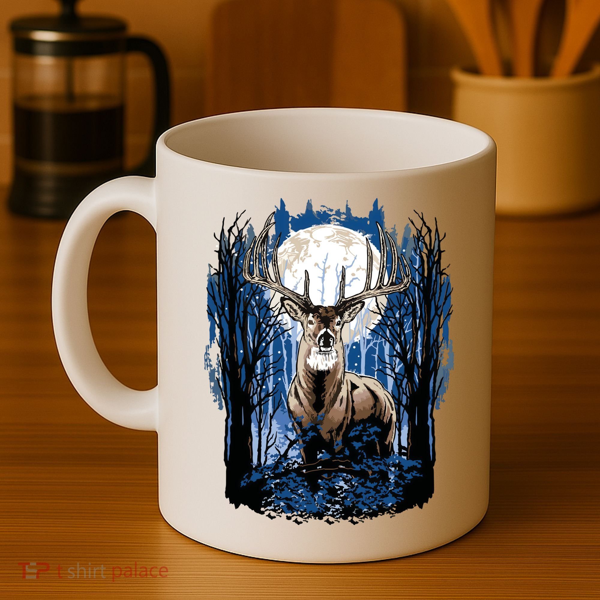 Hunters Deer Hunting Big Whitetail Buck Coffee Mug