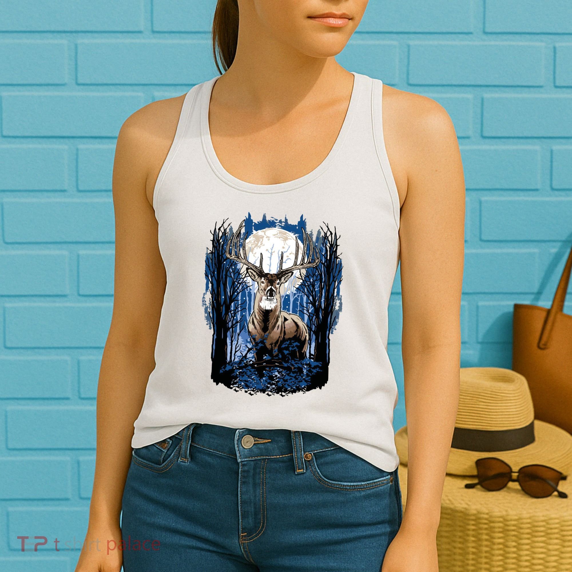 Hunters Deer Hunting Big Whitetail Buck Women's Tank Top