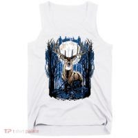 Hunters Deer Hunting Big Whitetail Buck Tank Top thumb 0
