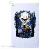 Hunters Deer Hunting Big Whitetail Buck Golf Towel thumb 0