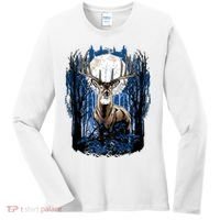 Hunters Deer Hunting Big Whitetail Buck Women's Long Sleeve Shirt thumb 0