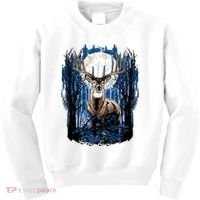 Hunters Deer Hunting Big Whitetail Buck Kids Sweatshirt thumb 0