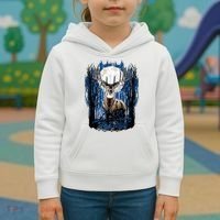 Hunters Deer Hunting Big Whitetail Buck Kids Hoodie thumb 3