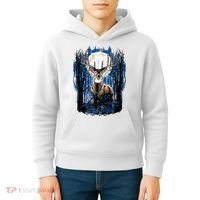 Hunters Deer Hunting Big Whitetail Buck Kids Hoodie thumb 4
