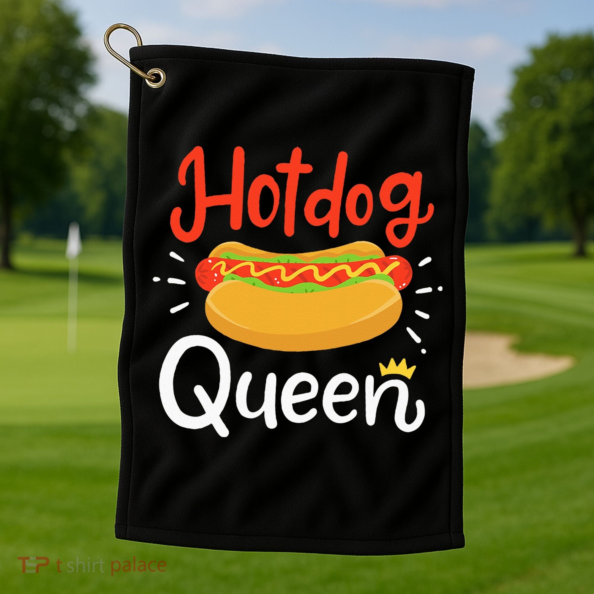 Hot Dog Hotdog Golf Towel