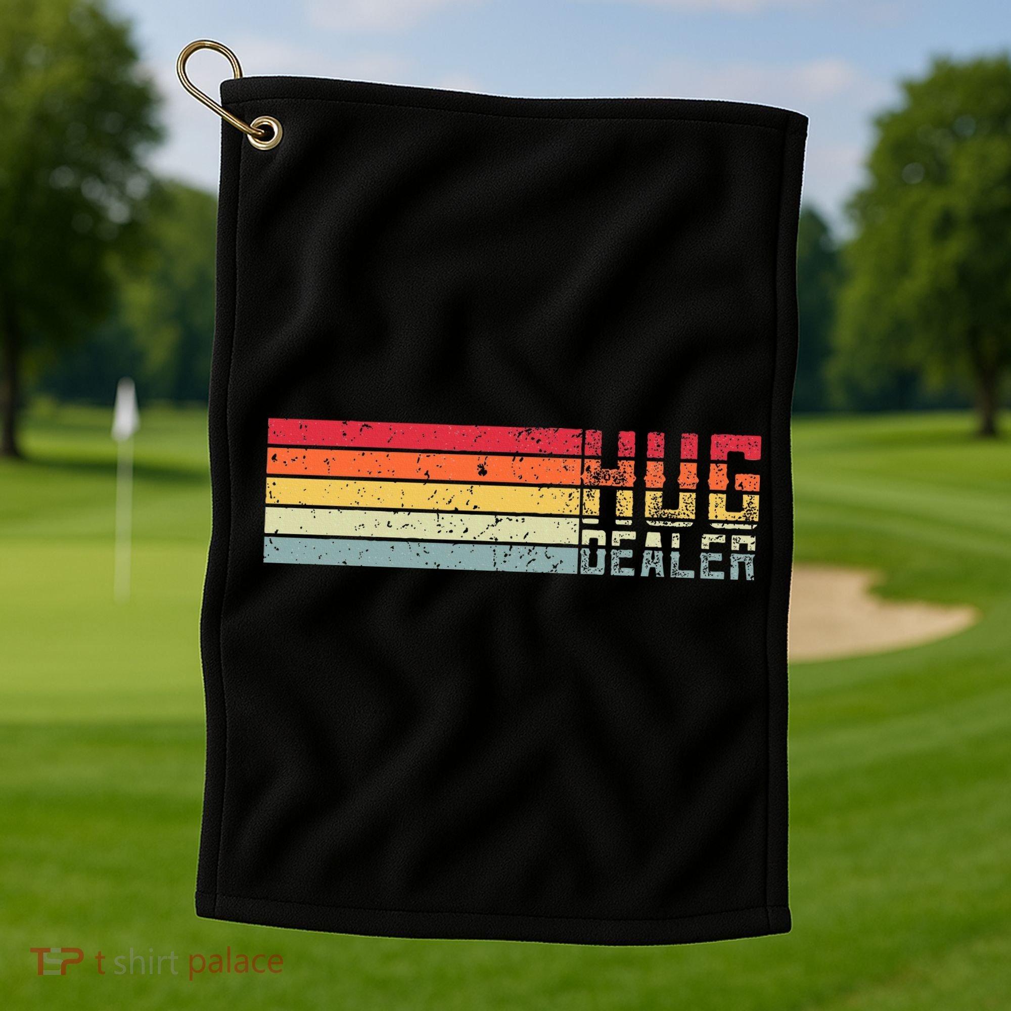 Hug Dealer Golf Towel