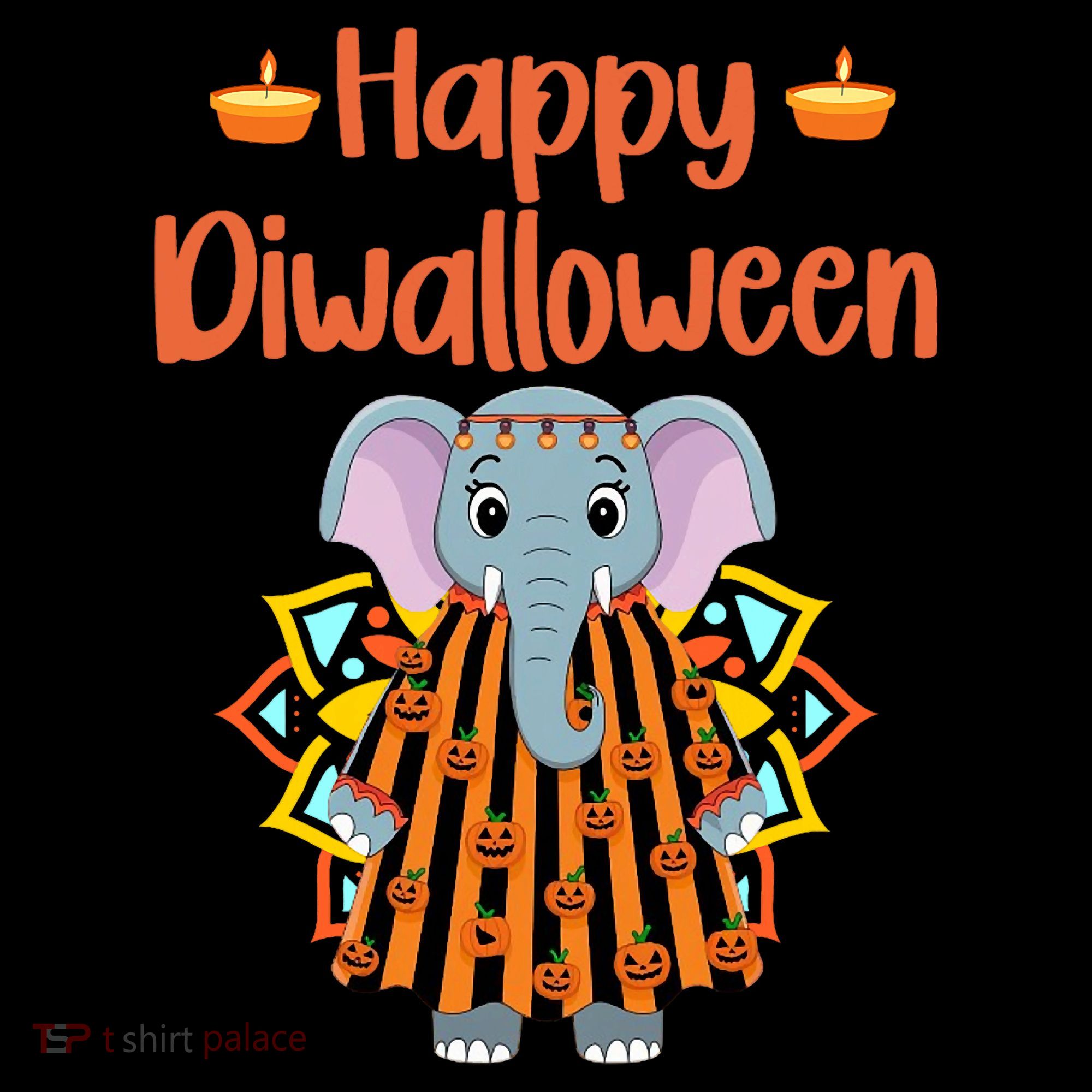Happy Diwalloween Halloween Diwali Pumpkin Lantern Deepaval Coffee Mug