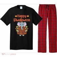 Happy Diwalloween Halloween Diwali Pumpkin Lantern Deepaval Pajama Set thumb 0