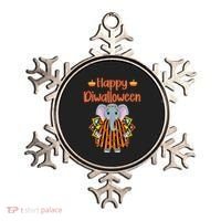 Happy Diwalloween Halloween Diwali Pumpkin Lantern Deepaval Ornament thumb 0