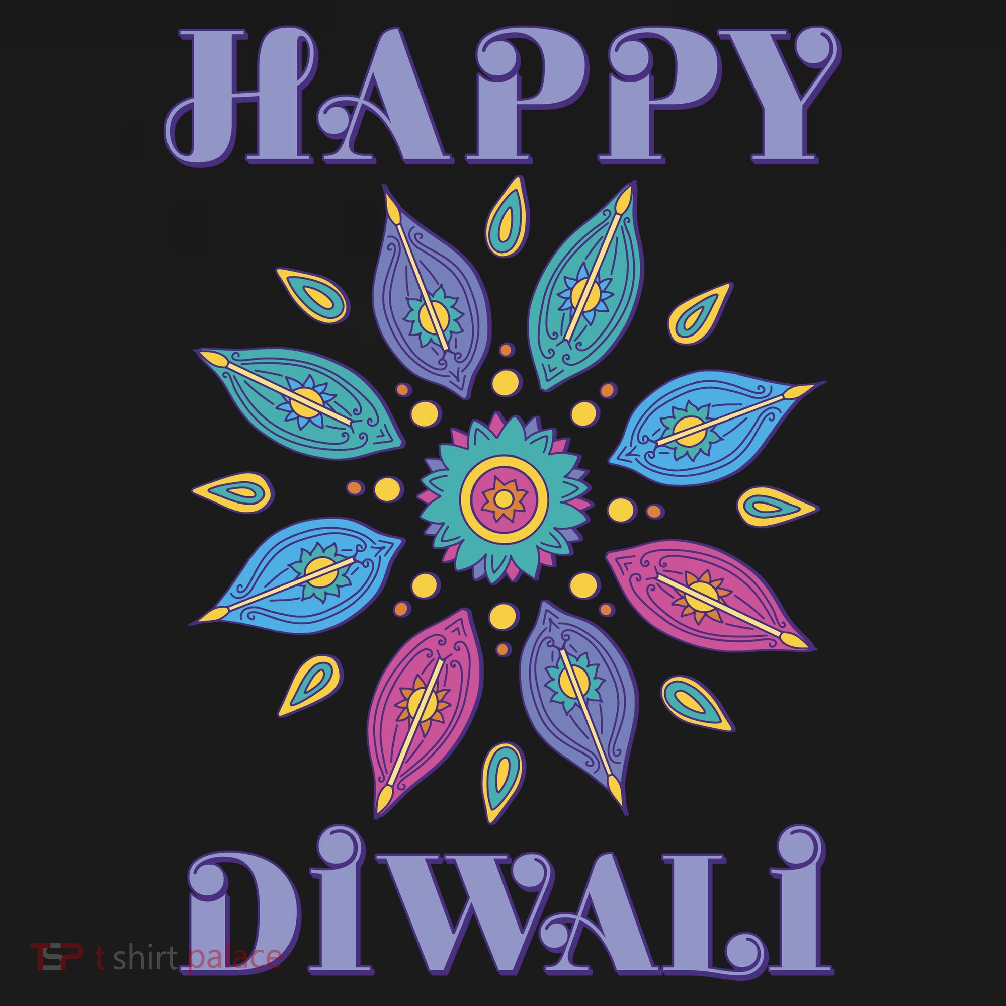 Happy Diwali Hindu Festival Coaster
