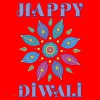 Happy Diwali Hindu Festival Santa Hat thumb 1