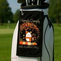 Humpty Dumpty Had A Great Fall Thanksgiving Autumn Halloween Golf Towel thumb 2