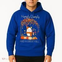 Humpty Dumpty Had A Great Fall Thanksgiving Autumn Halloween Hoodie thumb 2