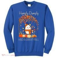 Humpty Dumpty Had A Great Fall Thanksgiving Autumn Halloween Sweatshirt thumb 0
