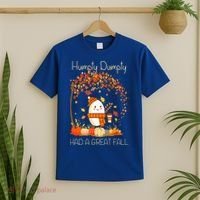 Humpty Dumpty Had A Great Fall Thanksgiving Autumn Halloween T-Shirt thumb 2