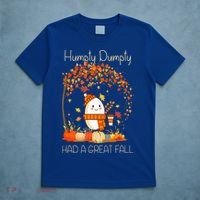 Humpty Dumpty Had A Great Fall Thanksgiving Autumn Halloween T-Shirt thumb 5