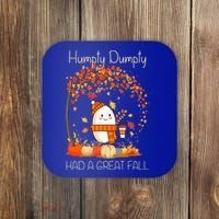 Humpty Dumpty Had A Great Fall Thanksgiving Autumn Halloween Coaster thumb 0