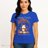 Humpty Dumpty Had A Great Fall Thanksgiving Autumn Halloween Women's T-Shirt thumb 4