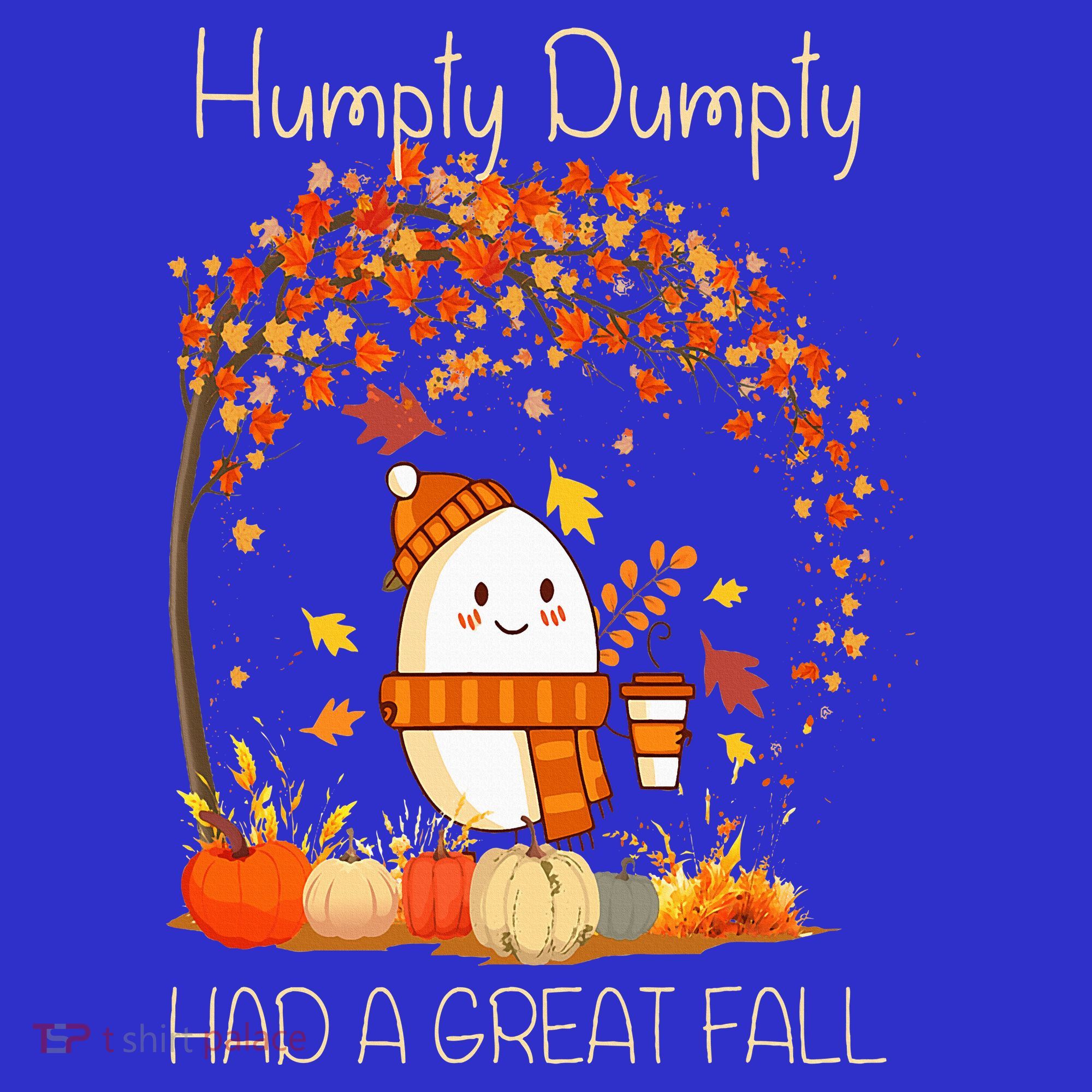 Humpty Dumpty Had A Great Fall Thanksgiving Autumn Halloween Kids Sweatshirt