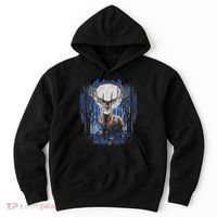 Hunters Deer Hunting Big Whitetail Buck Hoodie thumb 0