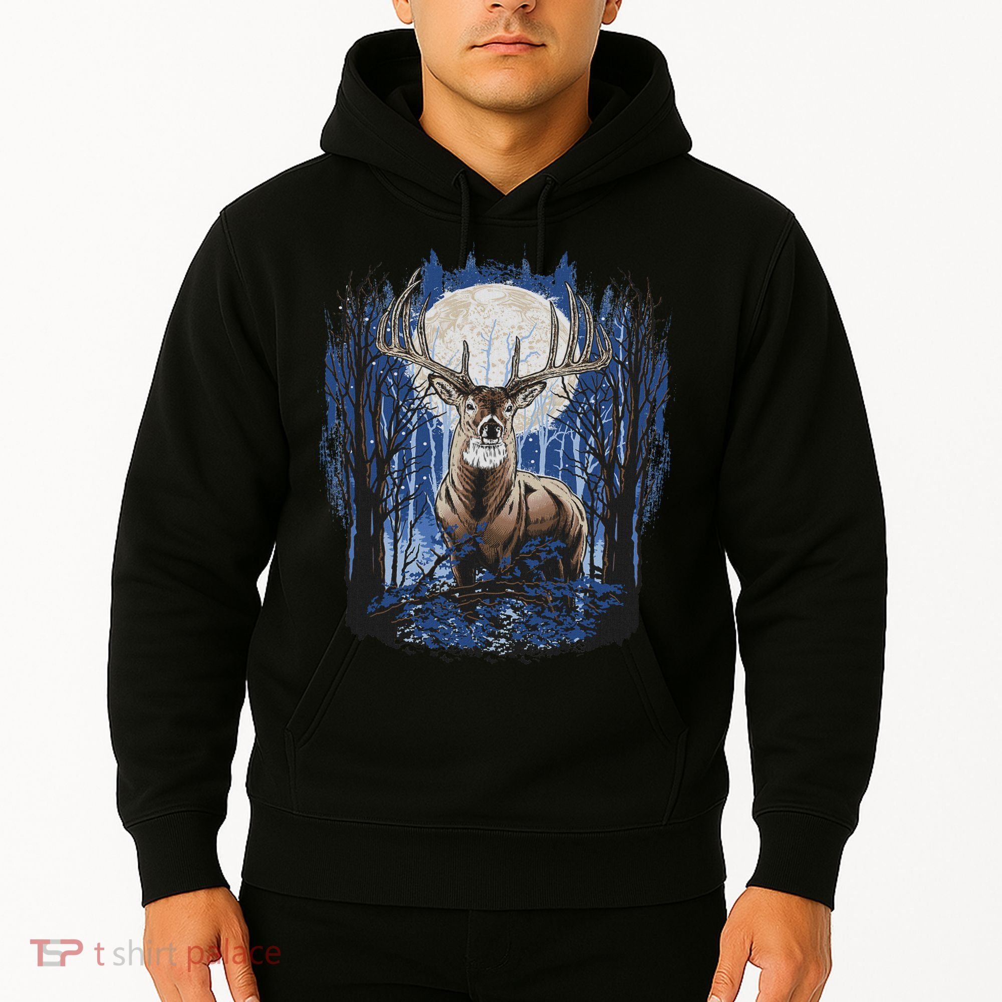 Hunters Deer Hunting Big Whitetail Buck Hoodie