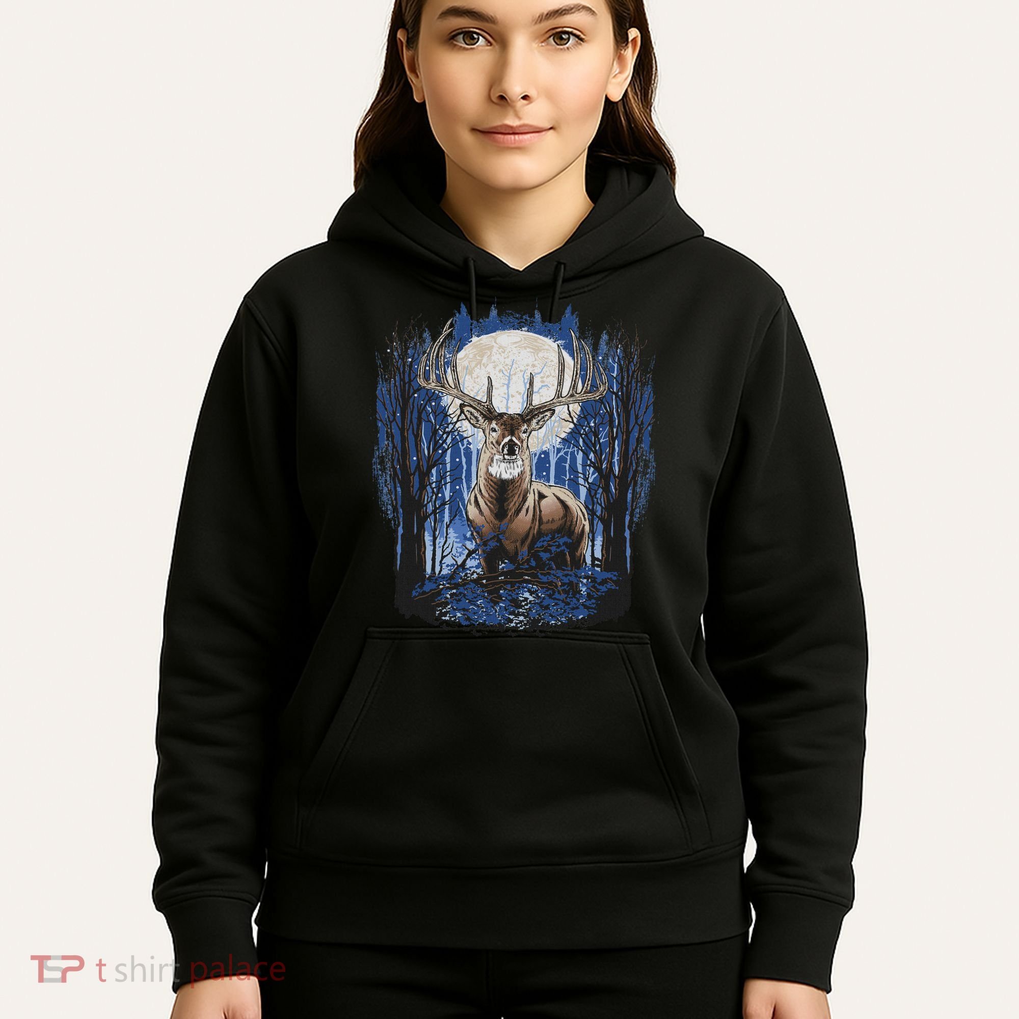Hunters Deer Hunting Big Whitetail Buck Hoodie