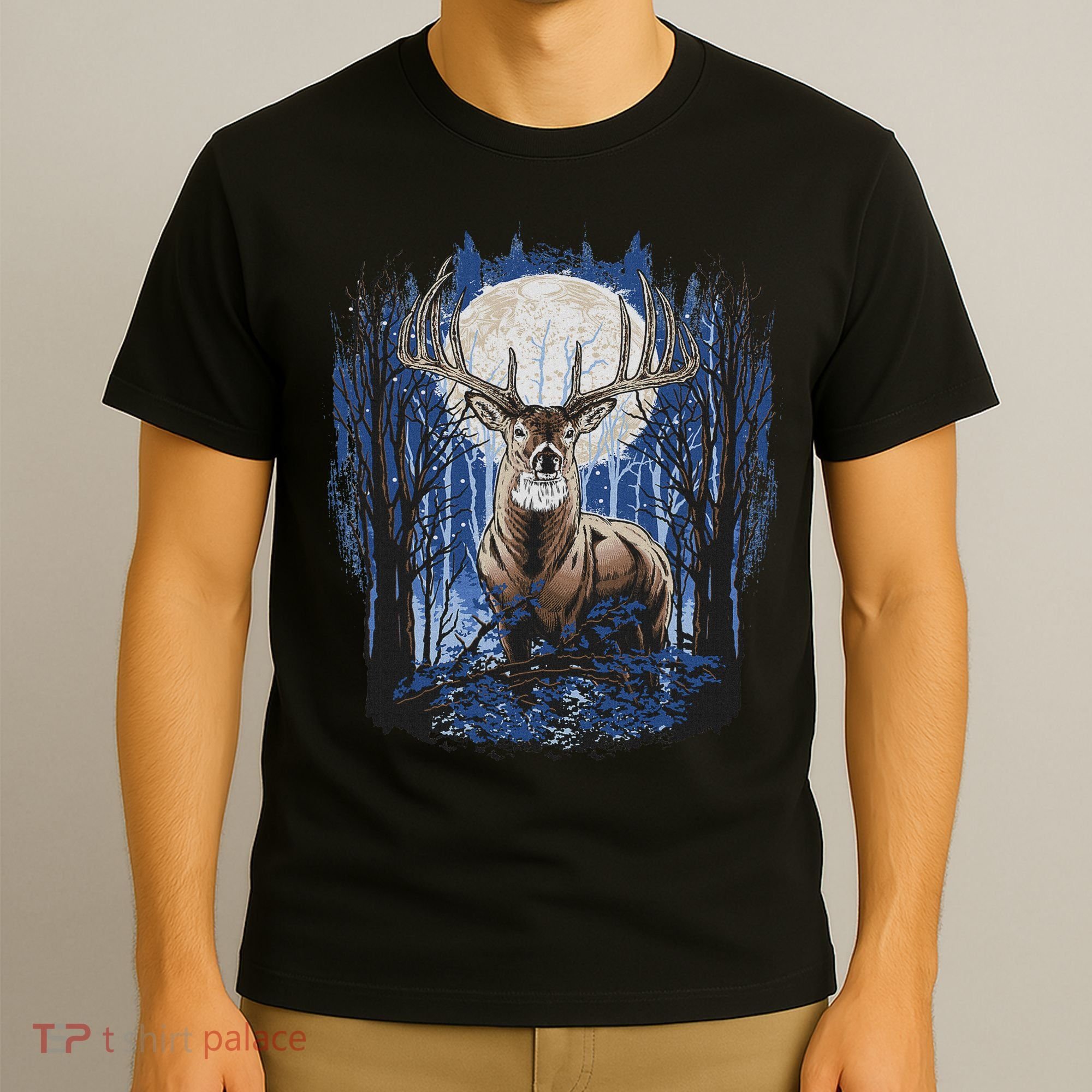 Hunters Deer Hunting Big Whitetail Buck T-Shirt