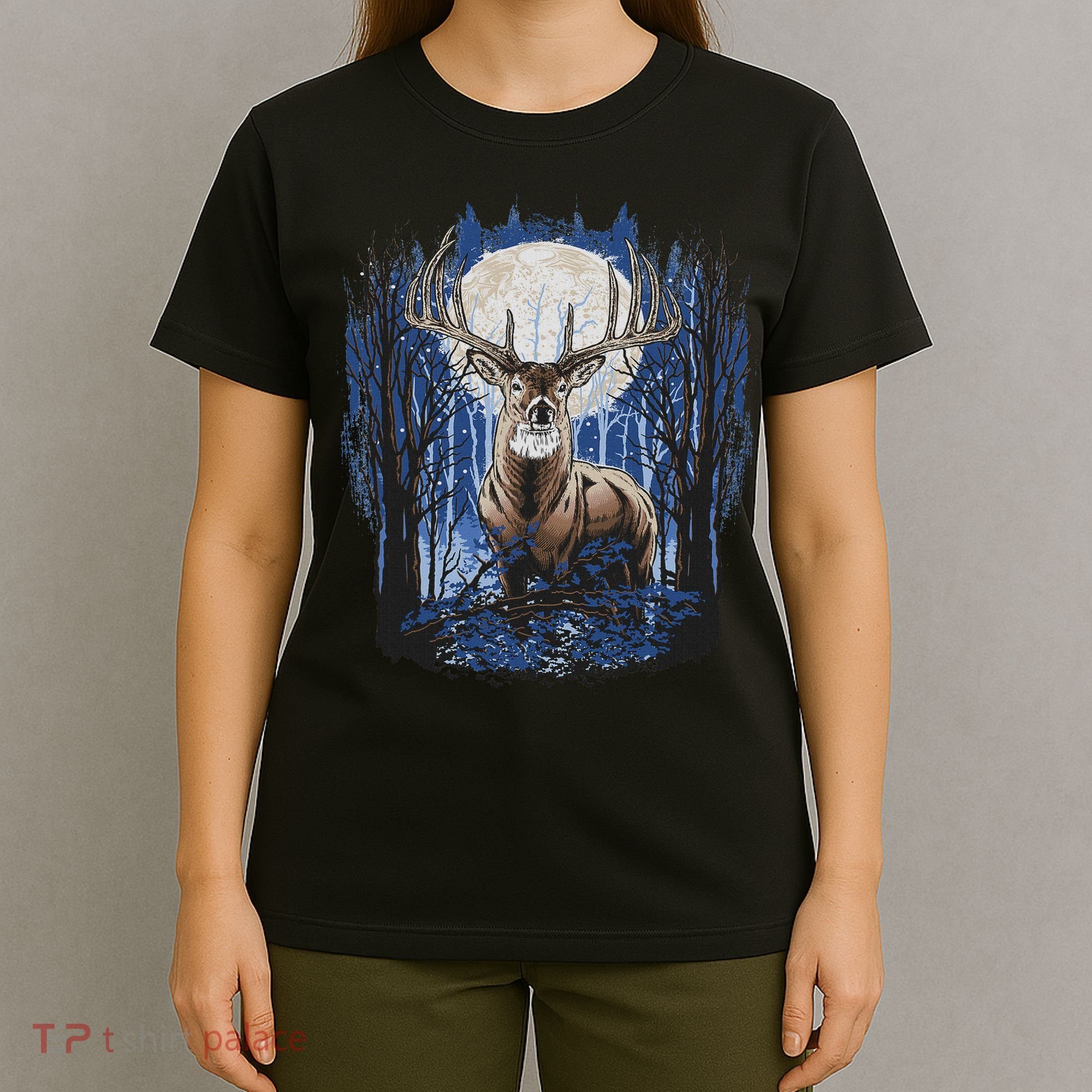 Hunters Deer Hunting Big Whitetail Buck T-Shirt