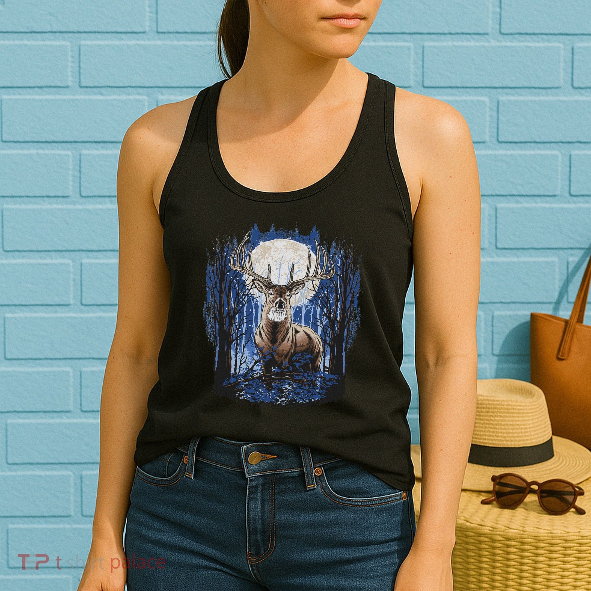 Hunters Deer Hunting Big Whitetail Buck Women's Tank Top