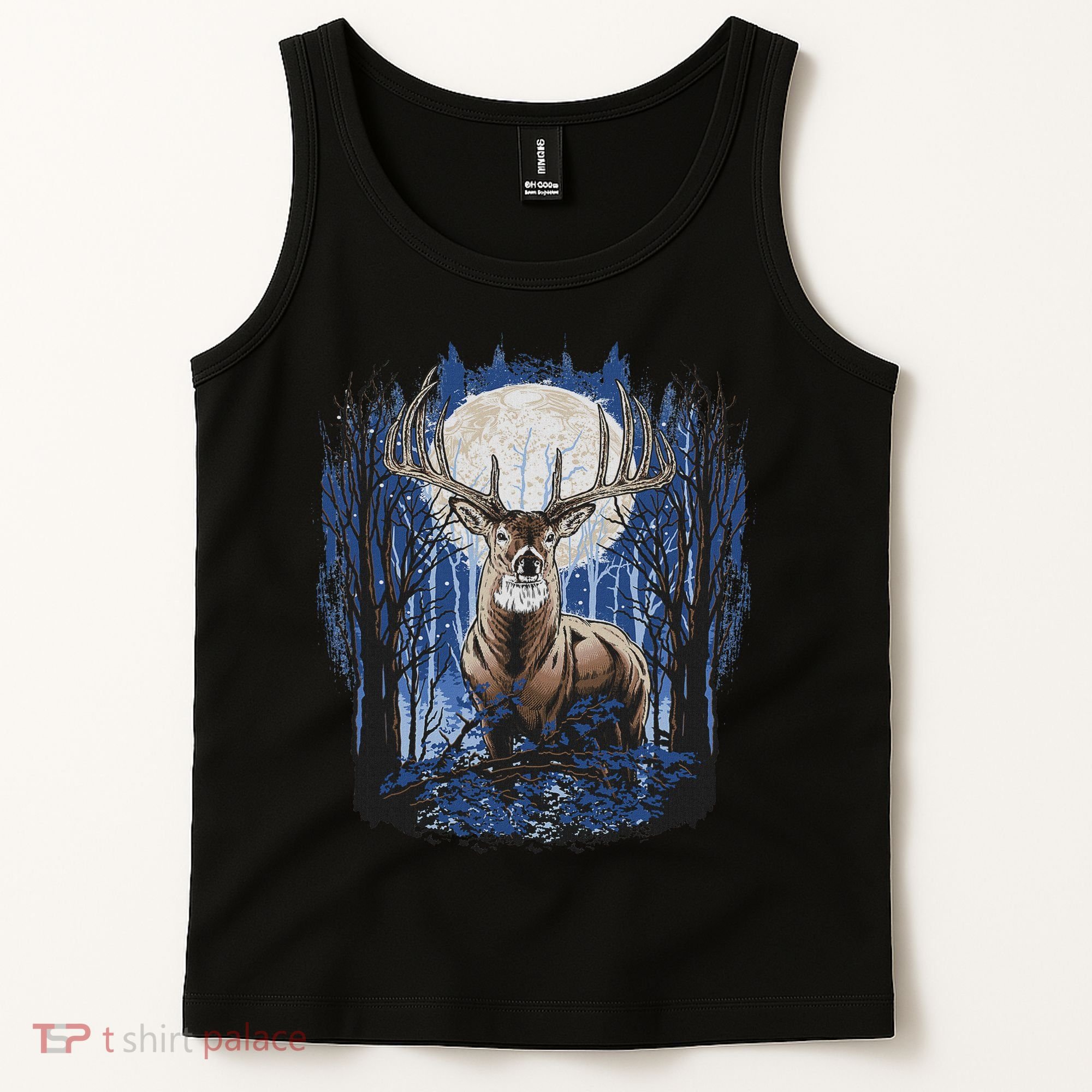 Hunters Deer Hunting Big Whitetail Buck Tank Top