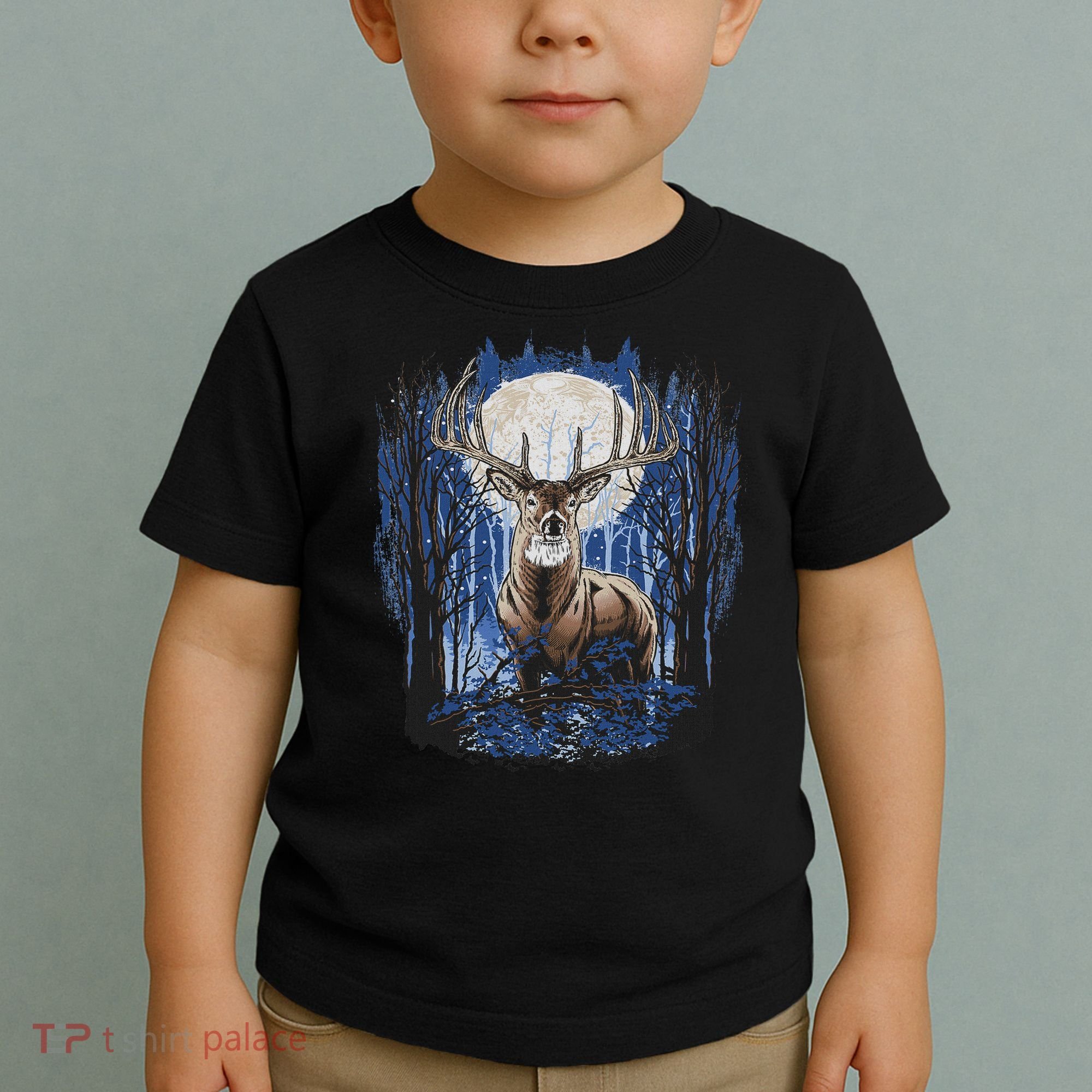 Hunters Deer Hunting Big Whitetail Buck Toddler T-Shirt
