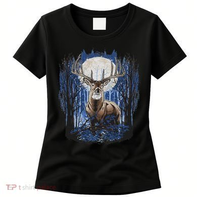 Hunters Deer Hunting Big Whitetail Buck Women's T-Shirt