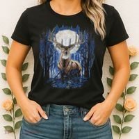 Hunters Deer Hunting Big Whitetail Buck Women's T-Shirt thumb 2