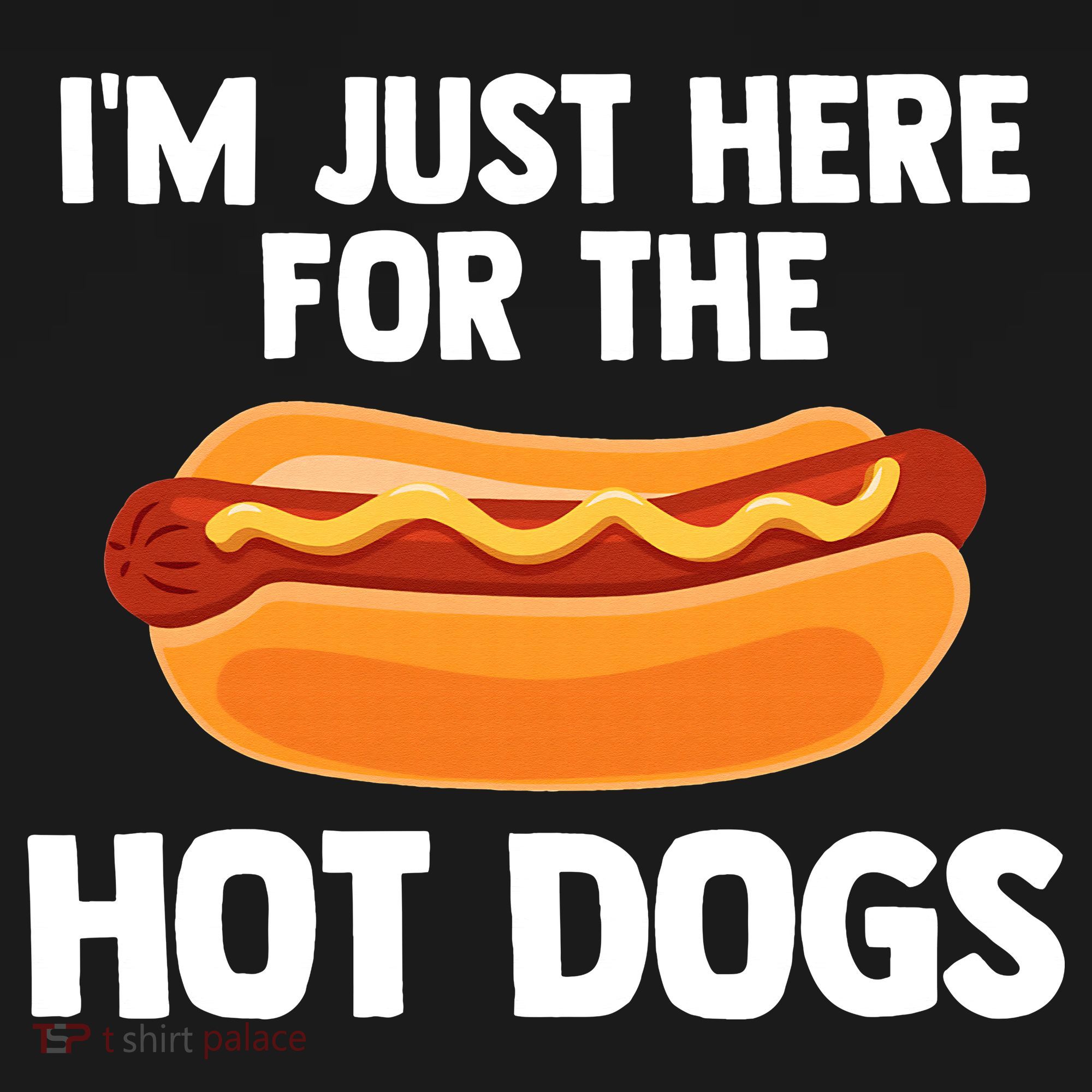 Hot Dog I'm Just Here For Hot Dogs Women's Tank Top