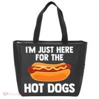 Hot Dog I'm Just Here For Hot Dogs Tote Bag thumb 0