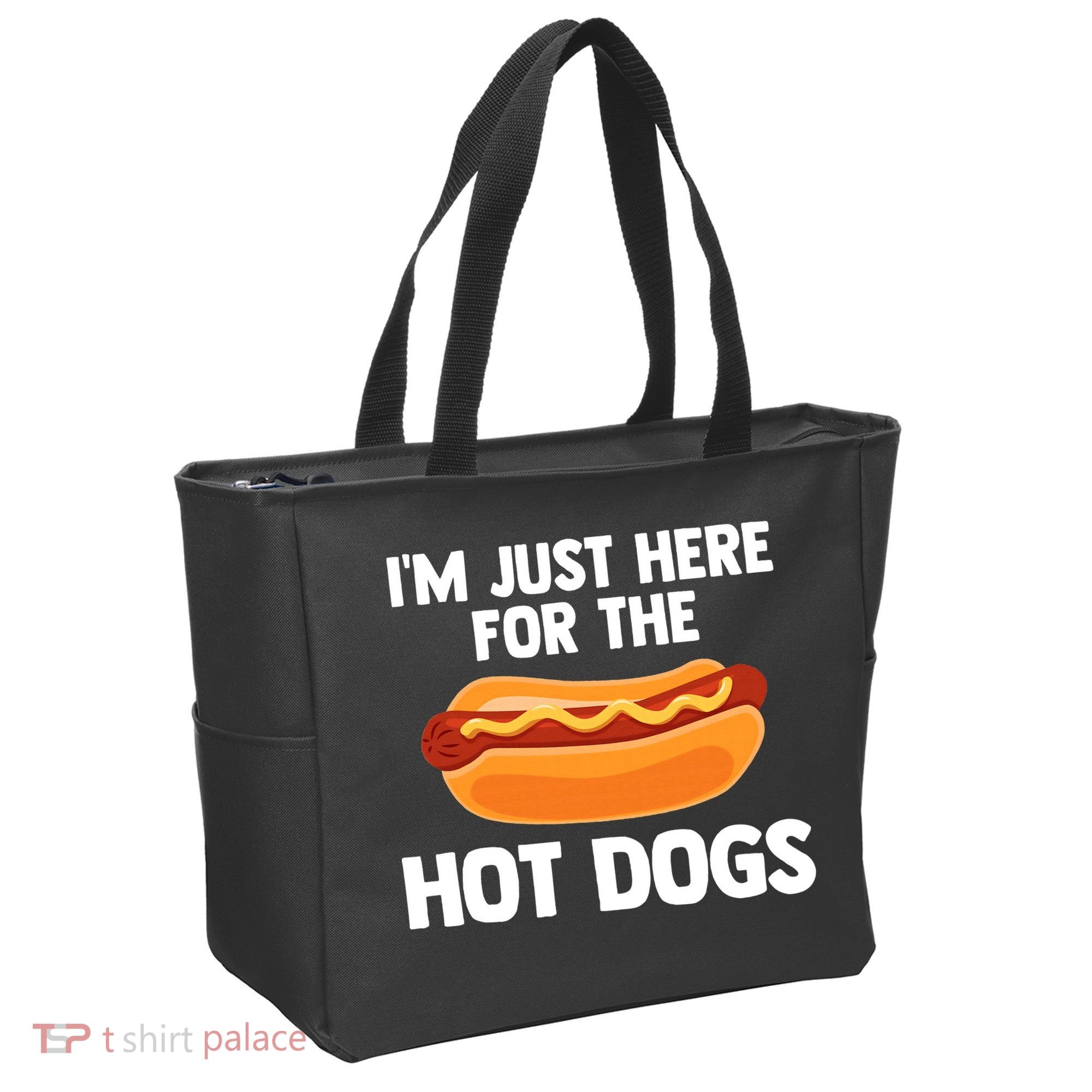 Hot Dog I'm Just Here For Hot Dogs Tote Bag
