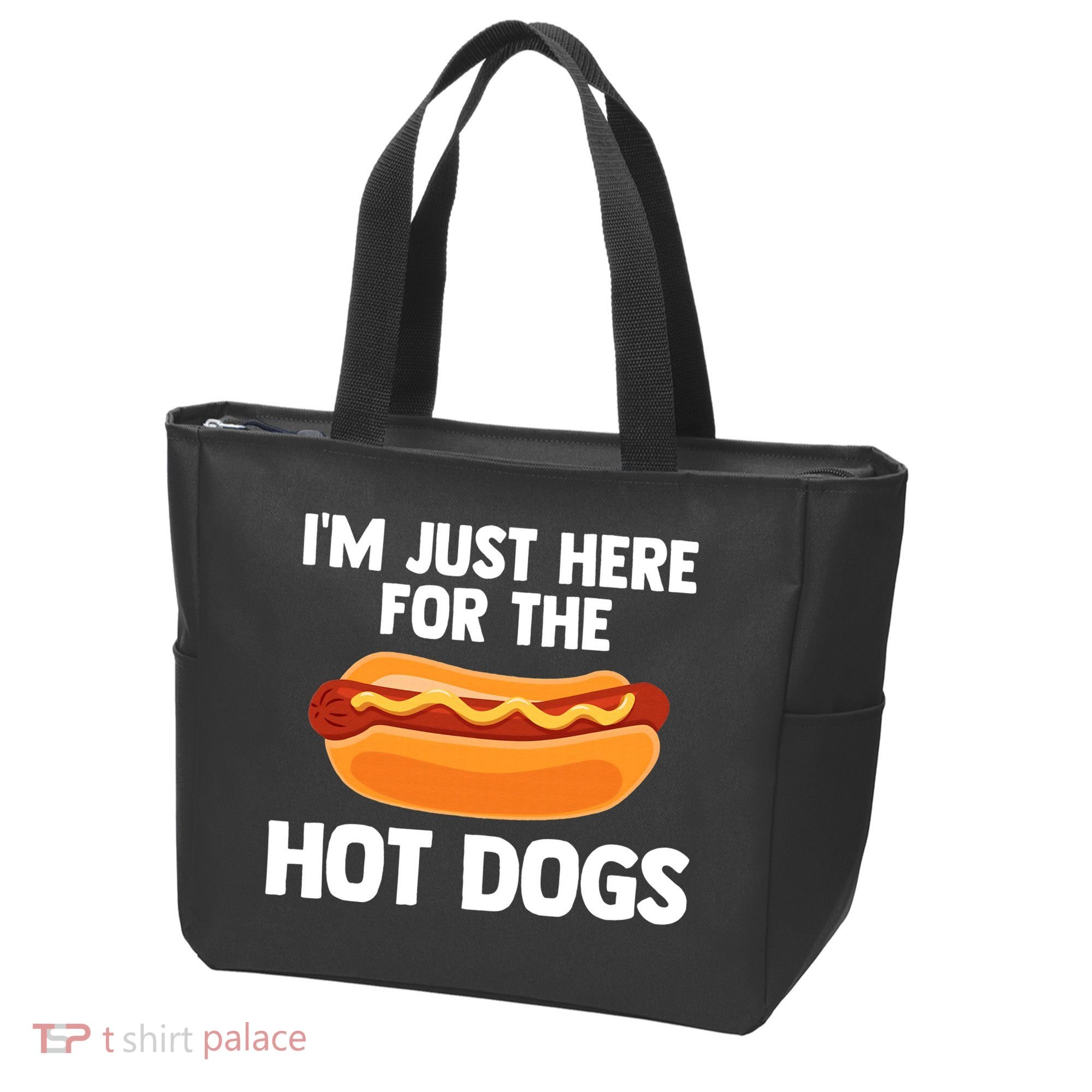 Hot Dog I'm Just Here For Hot Dogs Tote Bag