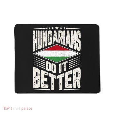 Hungarians Do It Better Vintage Hungarian Flag Premium Mousepad