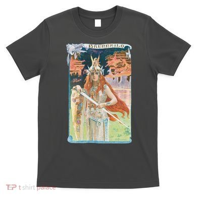 Hand Drawn Illustration Of Burnnhild Design Element T-Shirt