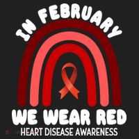 Heart Disease In February We Wear Red Beanie thumb 2