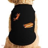 Hot Dog Jumping Into Bun Sausage BBQ Doggie Tank thumb 0