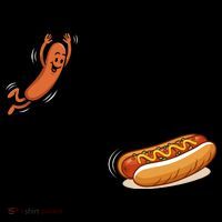 Hot Dog Jumping Into Bun Sausage BBQ Coffee Mug thumb 5