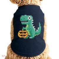 Halloween Dinosaur Kids Master Builder Building Blocks Brick Doggie Tank thumb 0
