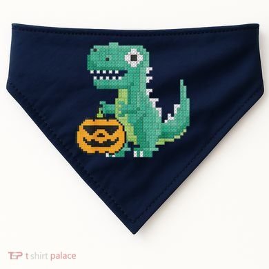 Halloween Dinosaur Kids Master Builder Building Blocks Brick USA-Made Doggie Bandana