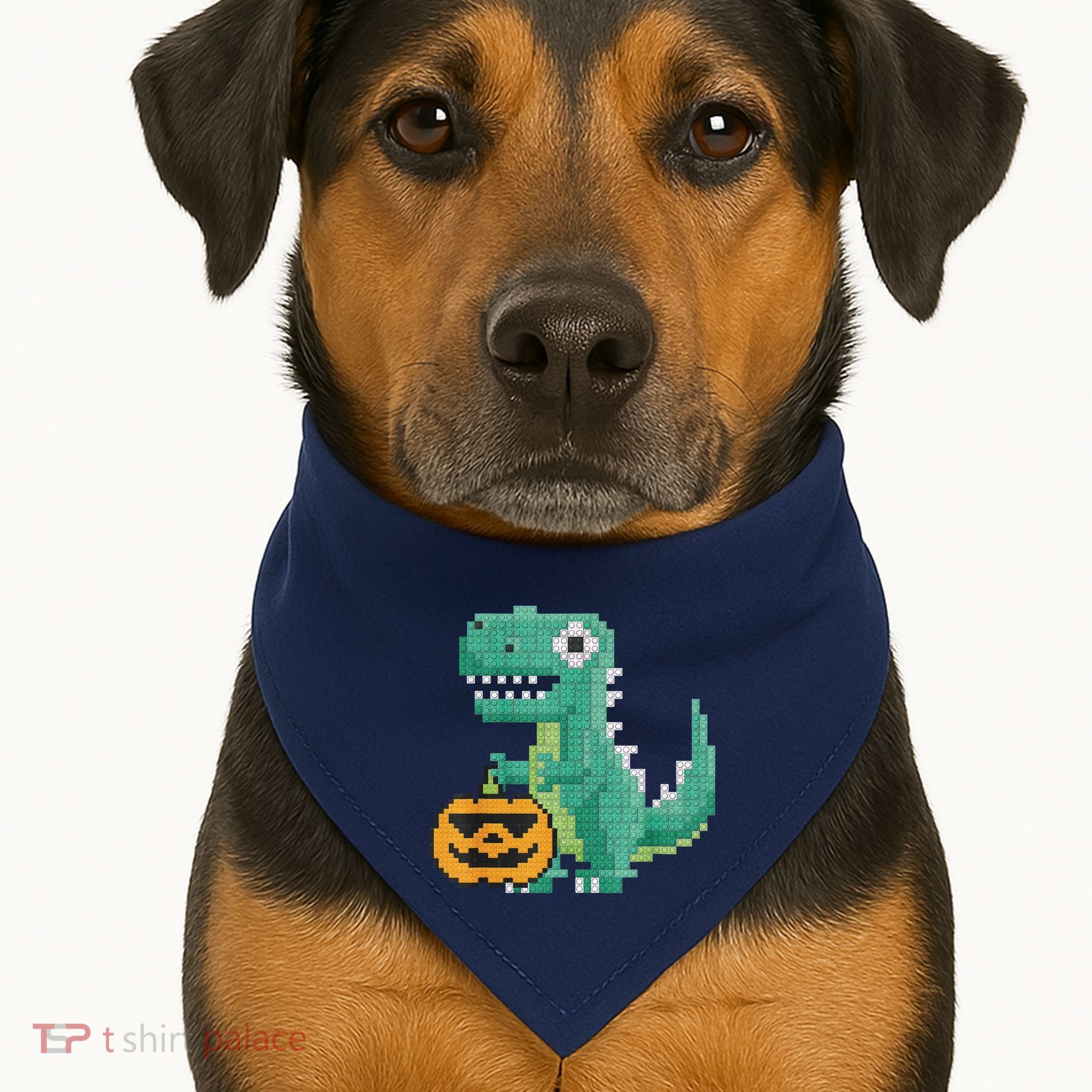 Halloween Dinosaur Kids Master Builder Building Blocks Brick USA-Made Doggie Bandana