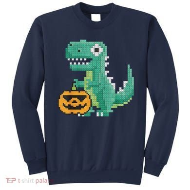 Halloween Dinosaur Kids Master Builder Building Blocks Brick Sweatshirt